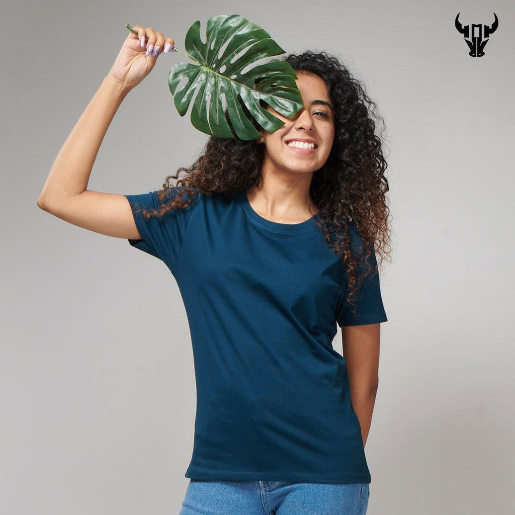 New Navy Women's Half Sleeve T-Shirt - House Of Hustlers