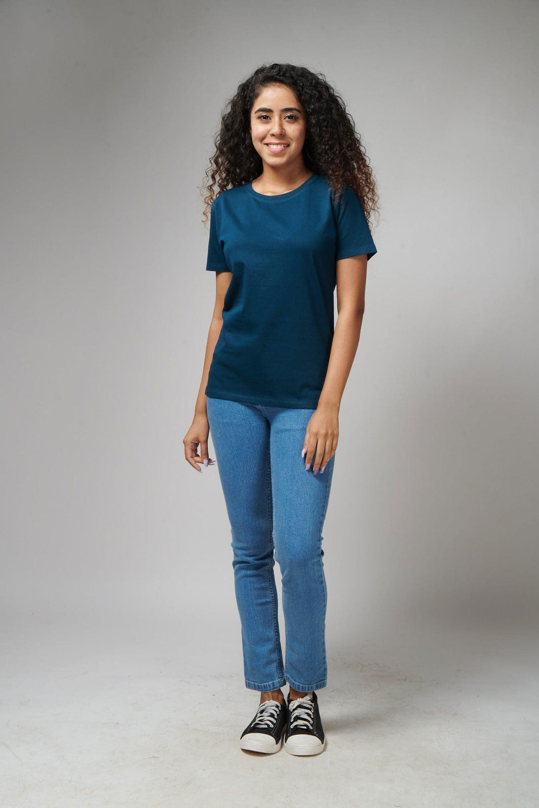 New Navy Women's Half Sleeve T-Shirt - House Of Hustlers
