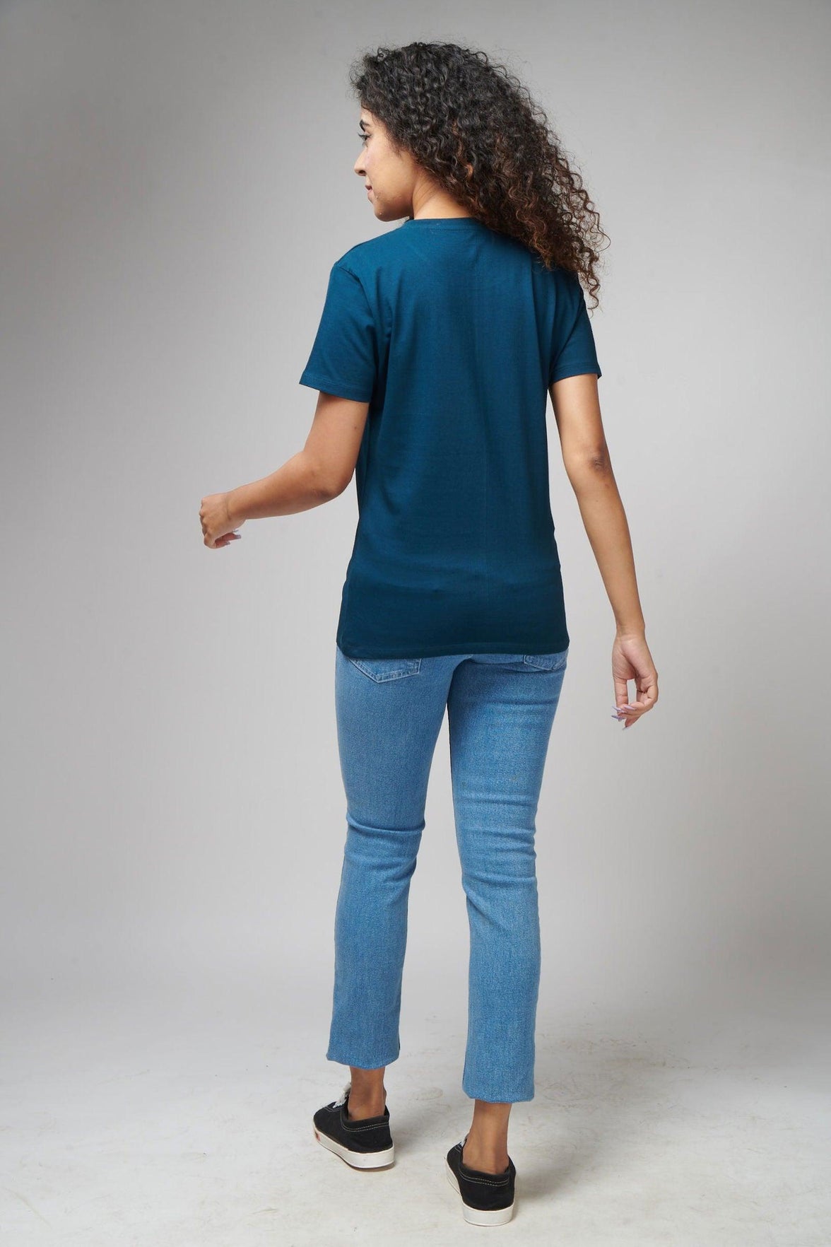 New Navy Women's Half Sleeve T-Shirt - House Of Hustlers