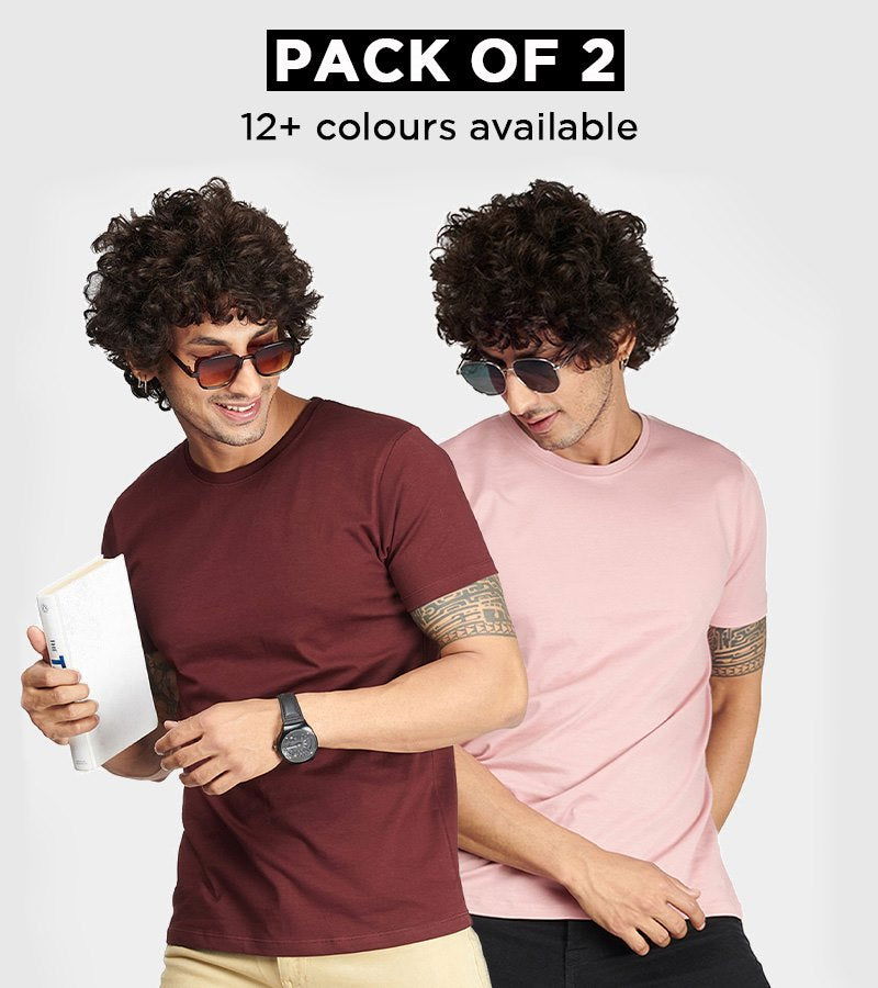 Pack of 2 - Basic Men's T-Shirt's - House Of Hustlers