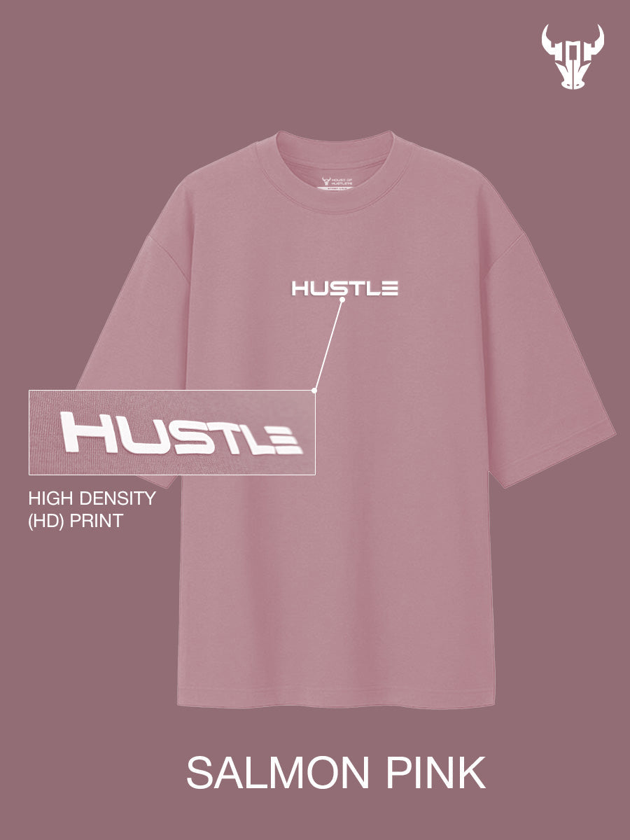 Pack of 2 - 'Hustle' Unisex Oversized Tee - House Of Hustlers