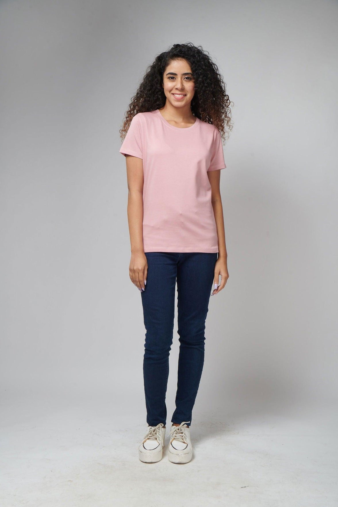 Salmon Pink Women's Half Sleeve T-Shirt - House Of Hustlers