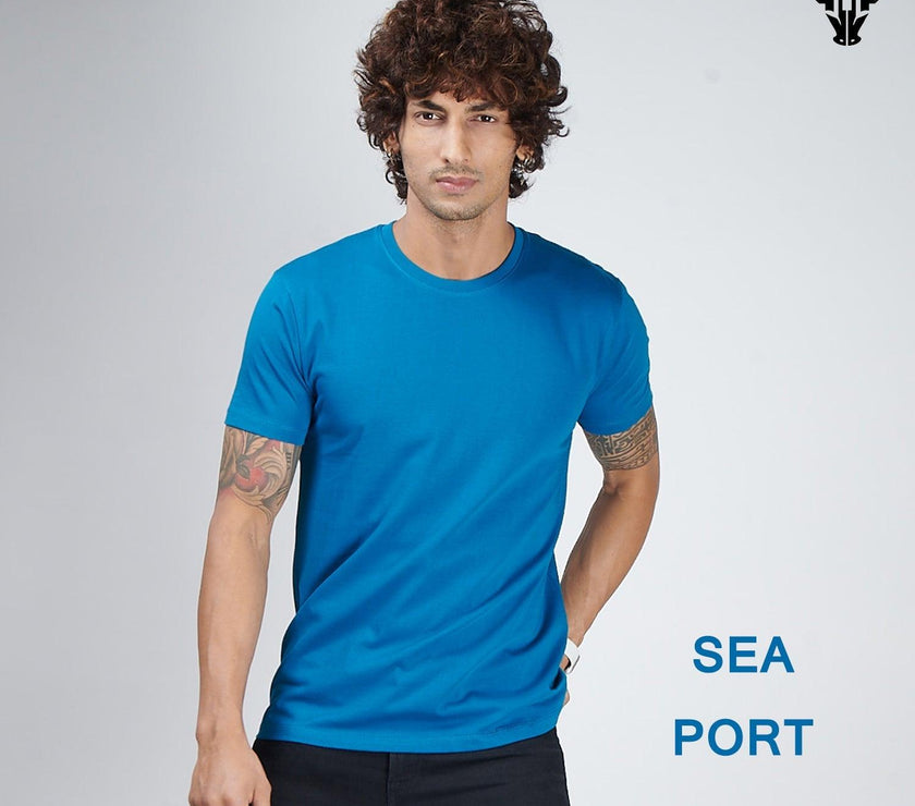 SeaPort Men's Half Sleeve T-Shirt - House Of Hustlers