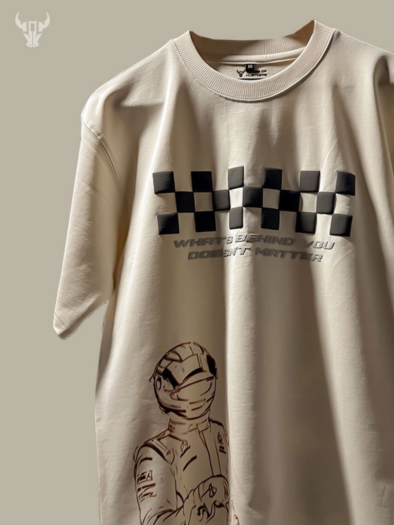 'What's Behind You Doesn't Matter' Streetwear Unisex Oversized Tee - House Of Hustlers