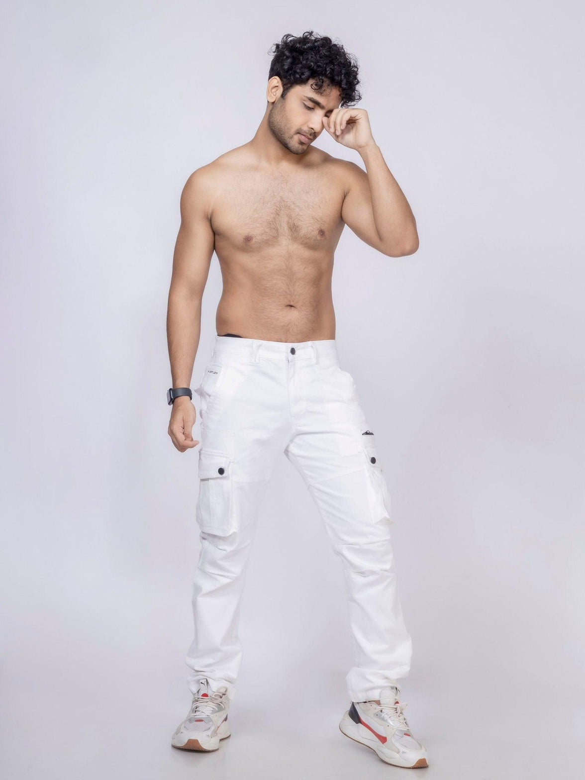 White Unisex Cargo - House Of Hustlers