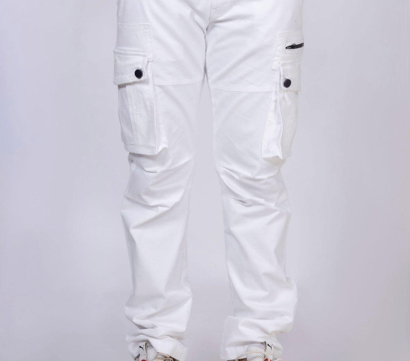 White Unisex Cargo - House Of Hustlers