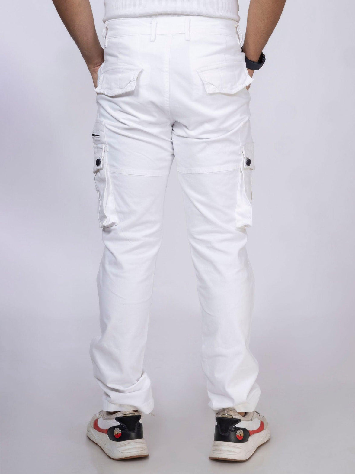 White Unisex Cargo - House Of Hustlers