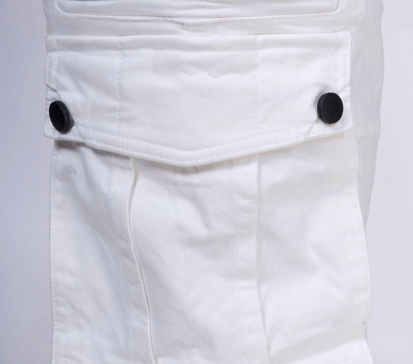 White Unisex Cargo - House Of Hustlers