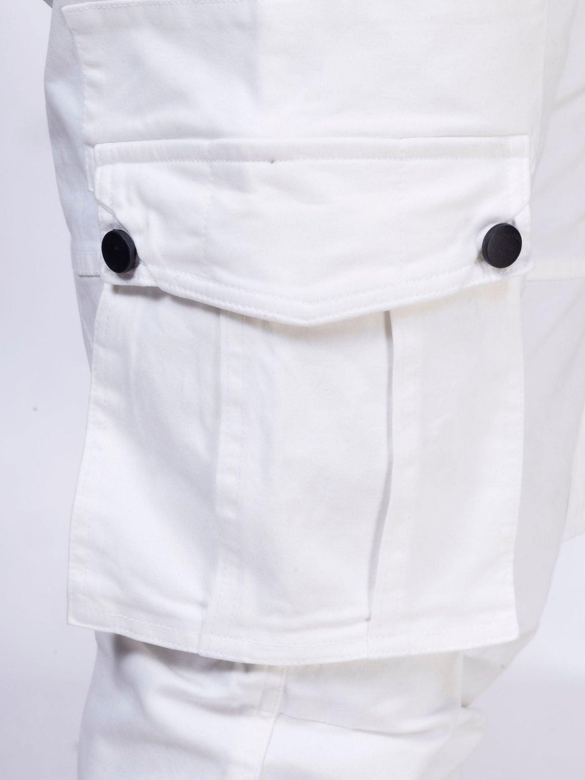 White Unisex Cargo - House Of Hustlers