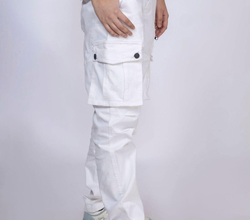 White Unisex Cargo - House Of Hustlers