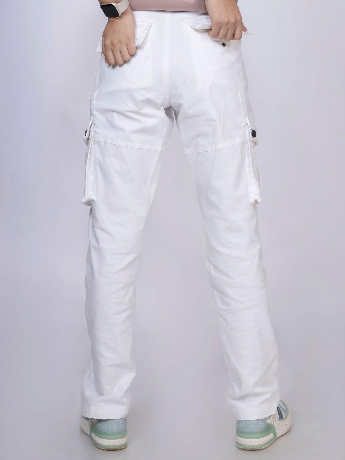 White Unisex Cargo - House Of Hustlers