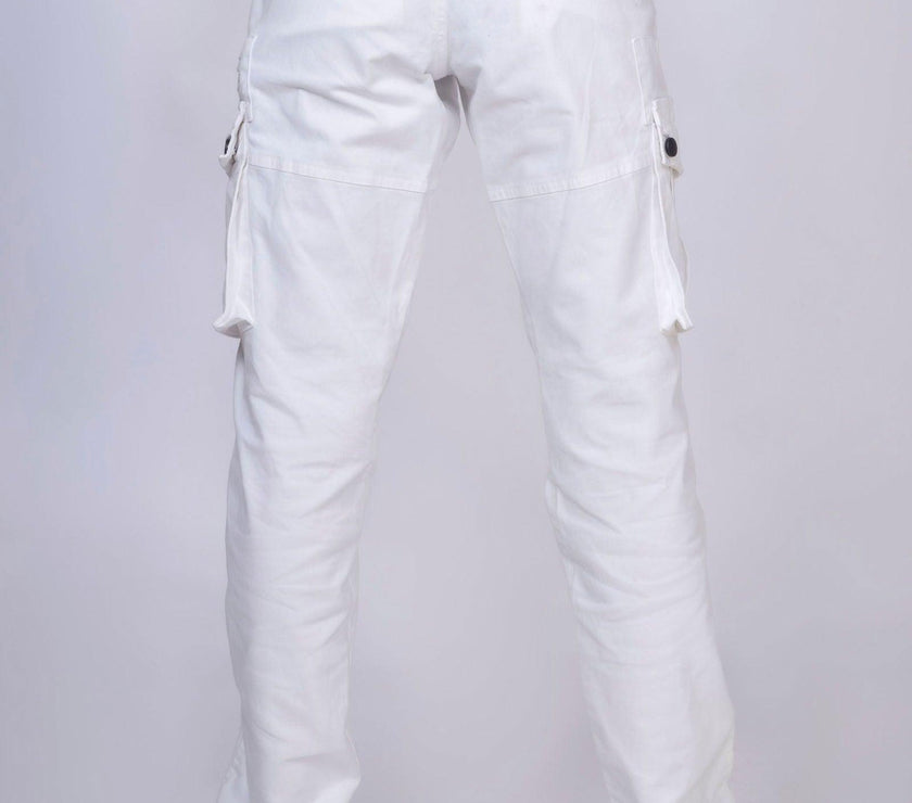 White Unisex Cargo - House Of Hustlers