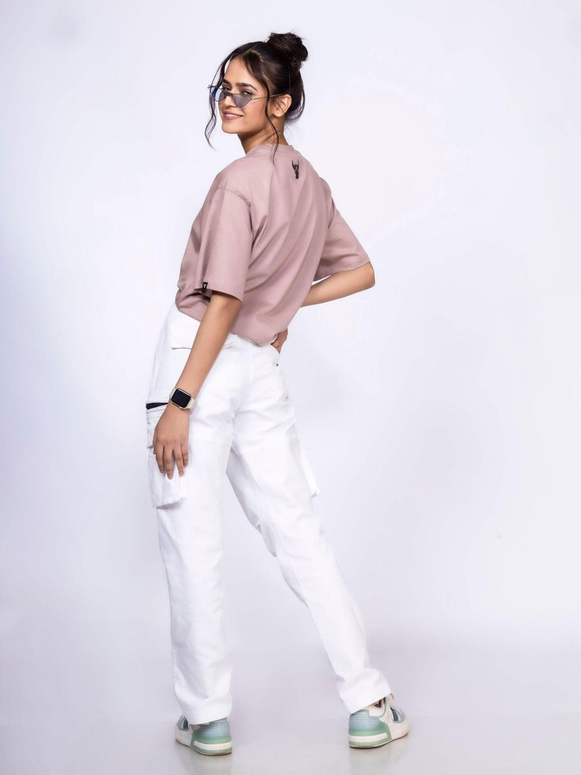 White Unisex Cargo - House Of Hustlers