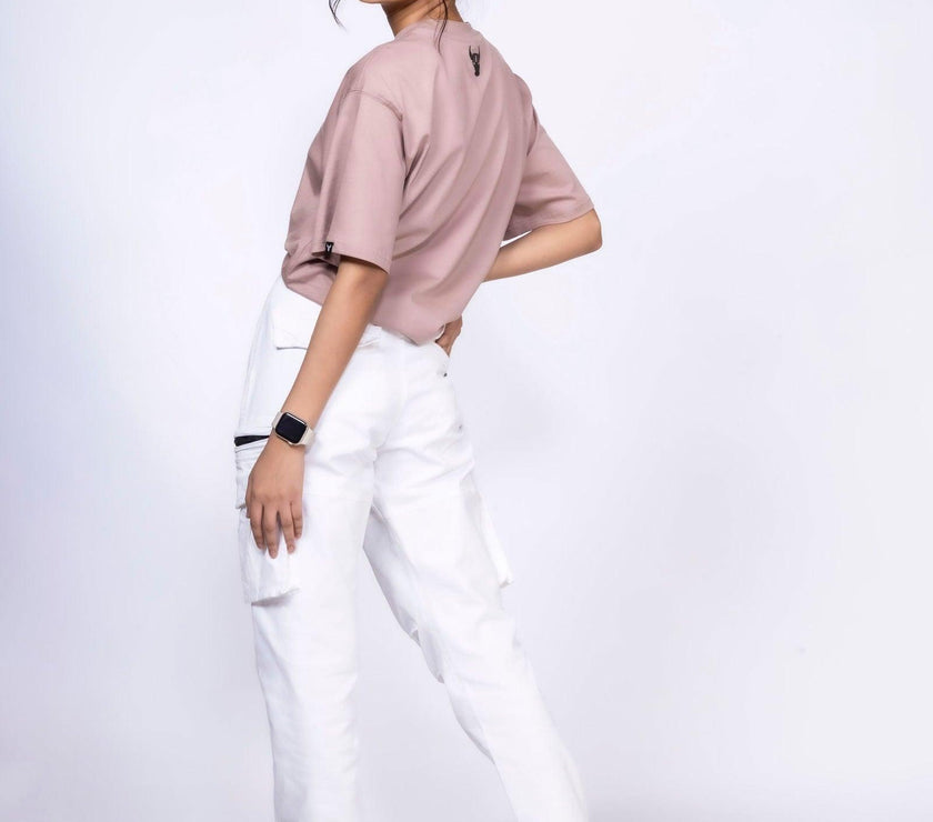 White Unisex Cargo - House Of Hustlers