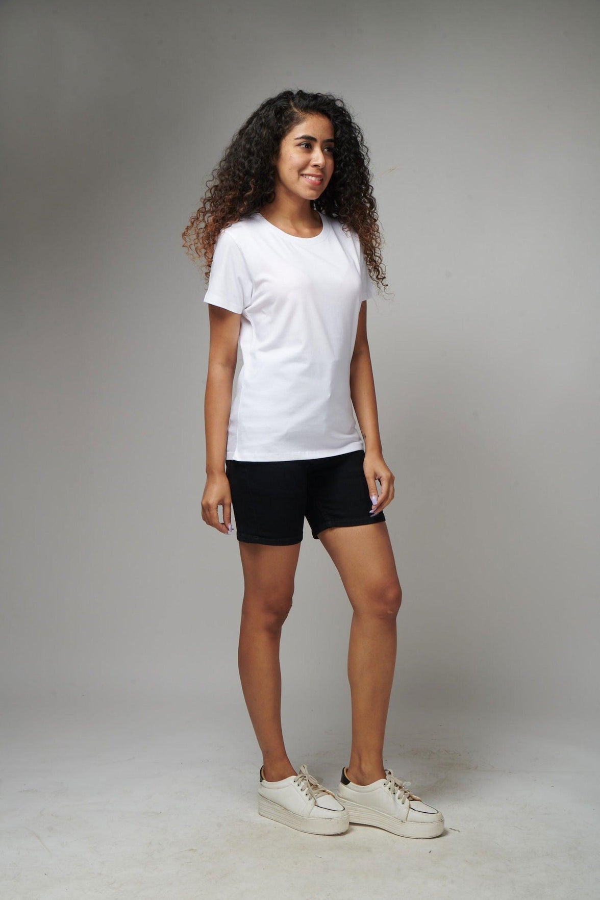 White Women's Half Sleeve T-Shirt - House Of Hustlers